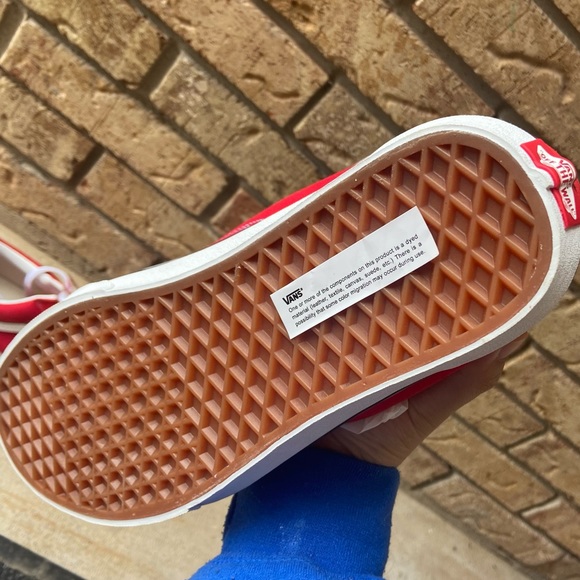 Red Old Skool Vans - Picture 3 of 5